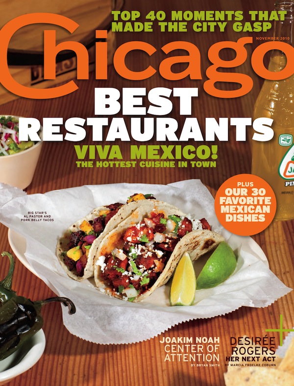 Chicago magazine November 2010 Best Mexican Food Cover