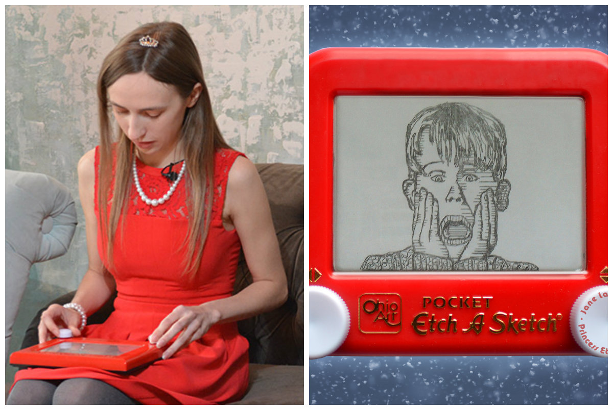  Etch A Sketch Drawing Video 
