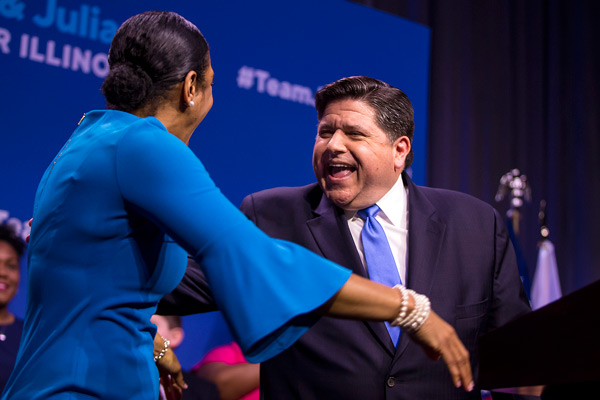 J.B. Pritzker Got His Victory Party Going With Springsteen, Chips, and ...