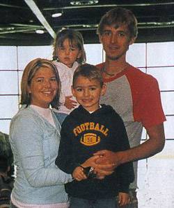 The Foxes-Kevin, Melissa, Tyler, and Riley-at Shedd Aquarium in the spring of 2004