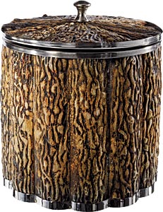 Bojay bark-covered bucket