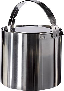 stainless steel bucket by Arne Jacobsen