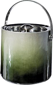 Kim Seybert’s Ombre patent leather bucket