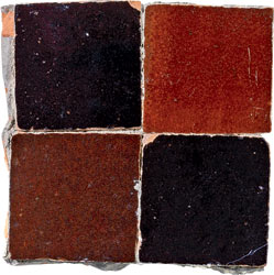 Brown ceramic tile from Ann Sacks Medina collection  