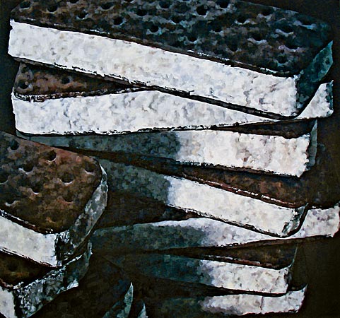 "Ice Cream Sandwiches," Pamela Johnson, oil on canvas, 60 by 64 inches, $5,000; pamelamichellejohnson.com