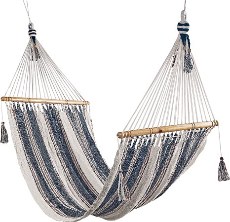 Striped cotton hammock