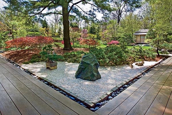 Japanese rock garden