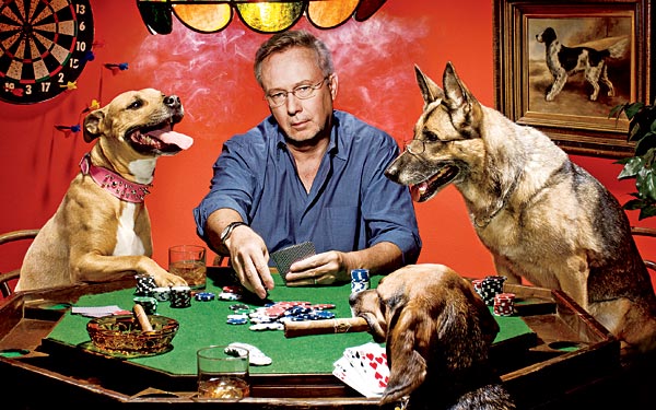 James McManus and poker dogs