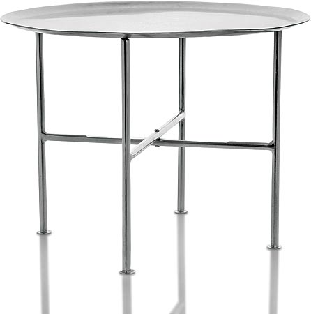Nickel-plated iron table