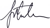 Stacey Jones's signature