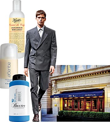 Anthony's Favorites: Restaurant to take a date: RL. Cologne: “For evening I like Versace Man Eau Fraiche.” Facial cleanser: Baxter for Men. Moisturizer: Kiehl’s Crème de Corps. Hair product: Aquage Transforming Paste. Designers: Prada for suits; Hugo Boss for casualwear