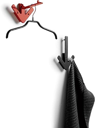 The powder-coated aluminum Arrow Hanger by Gustav Hallén for Design House Stockholm