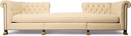 Agador sofa in natural linen