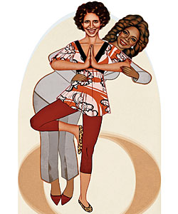 Illustration of Robyn and Oprah by Caitlin Kuhwald