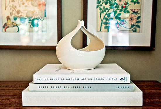 Why hide this pretty Eva Zeisel gravy boat in a cabinet?