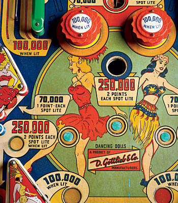 Dancing Dolls pinball game