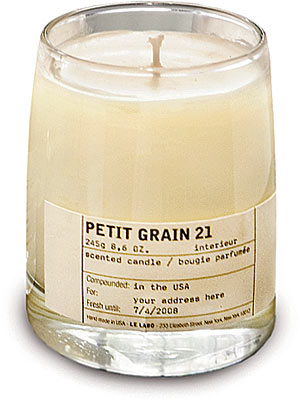 Petit Grain 21 candle by Lelabo