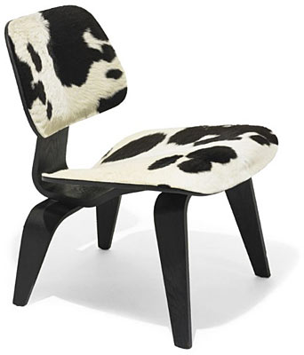 Eames cow-print chair