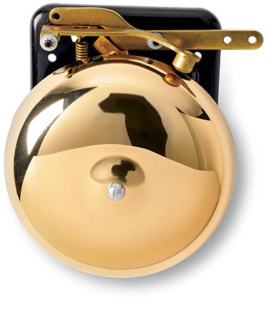 Prize Fight lever-operated brass bell
