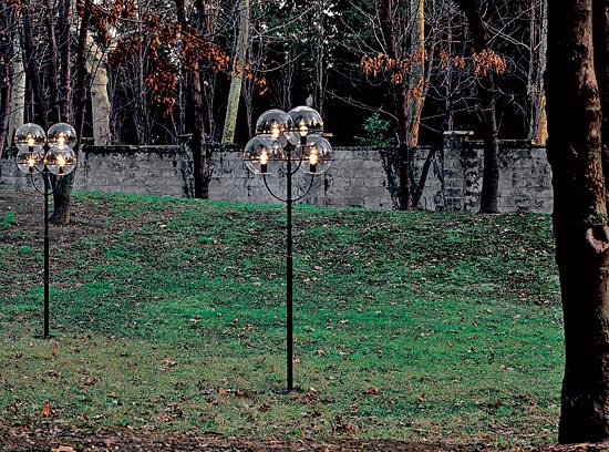 Lyndon zinc-plated outdoor lamp
