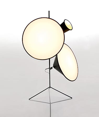 Do-it-yourself Cone floor lamp by Tom Dixon