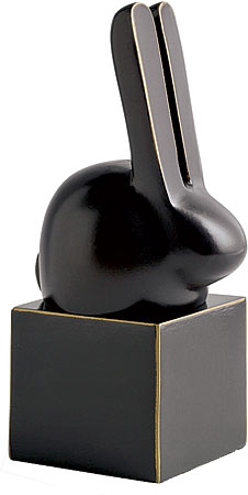 Cast-metal rabbit