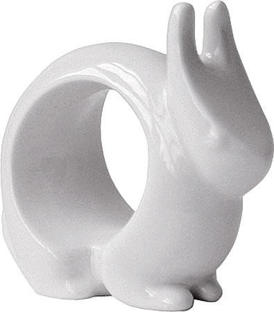 Rabbit napkin ring