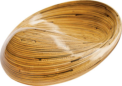 Bamboo fruit bowl