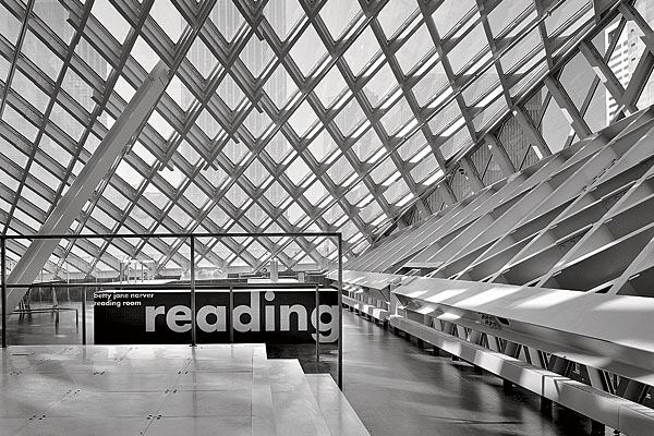 The Seattle Public Library, redesigned by Rem Koolhaas and Bruce Mau