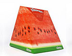 Watermelon-slice-shaped Kleenex box