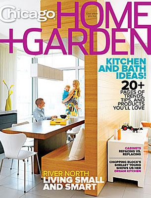 Cover for the July-August issue of Chicago Home and Garden