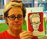 Unflattering portrait created at Renegade Handmade