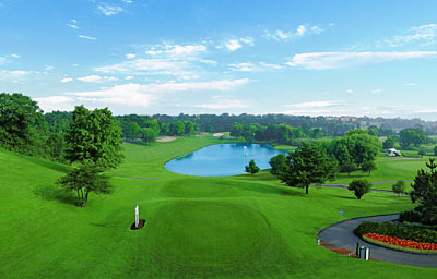 Panoramic view of a Golf Course