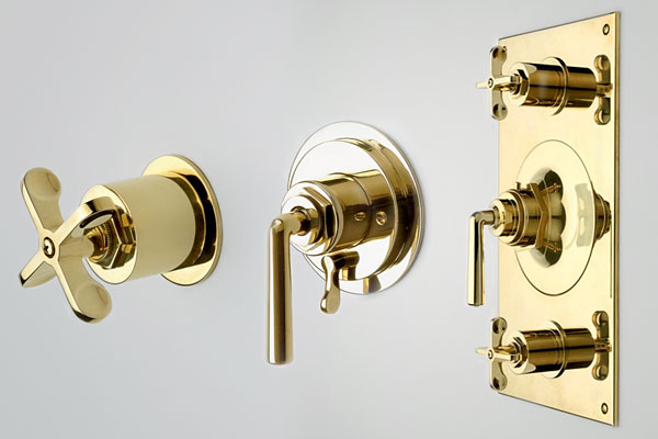 3 bathroom fittings from Waterworks Henry collection.