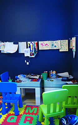 A mini art studio for kids at Colori