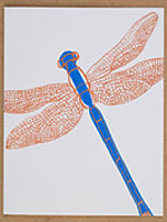 Dragonfly artwork at Crafters Roundup