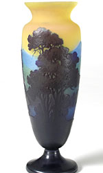 Painted antique vase