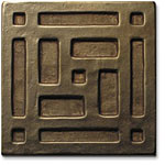 Bronze tile by Lowitz