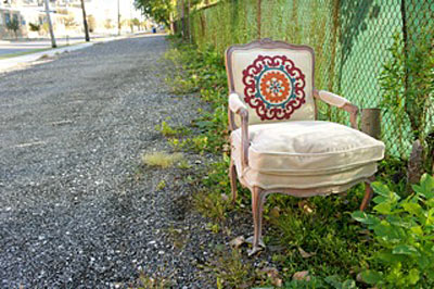 An antique chair