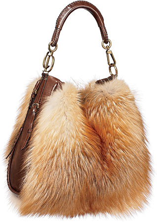 DIOR fur bag