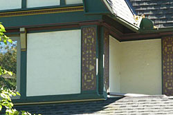 The Oak Park house's Asian-inspired details