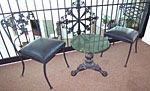 A Fort Pitt patio set