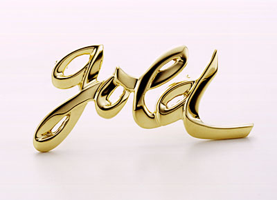 An 18K gold brooch designed by Paloma Picasso