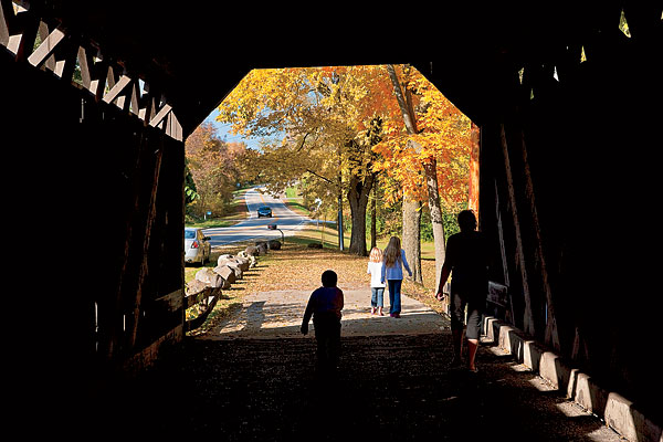 Wisconsin's last original covered bridge