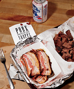 Pork Shoppe's pork belly pastrami and beef brisket