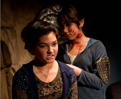 A scene from a 'The Iliad,' at A Red Orchid Theatre