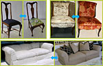 Examples of custom upholstery by Divine Consign