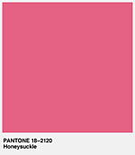 Pantone's color of the year, Honeysuckle
