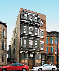 An eight-condo building, located in Lincoln Park