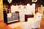 Nursery furniture on display at Bellini